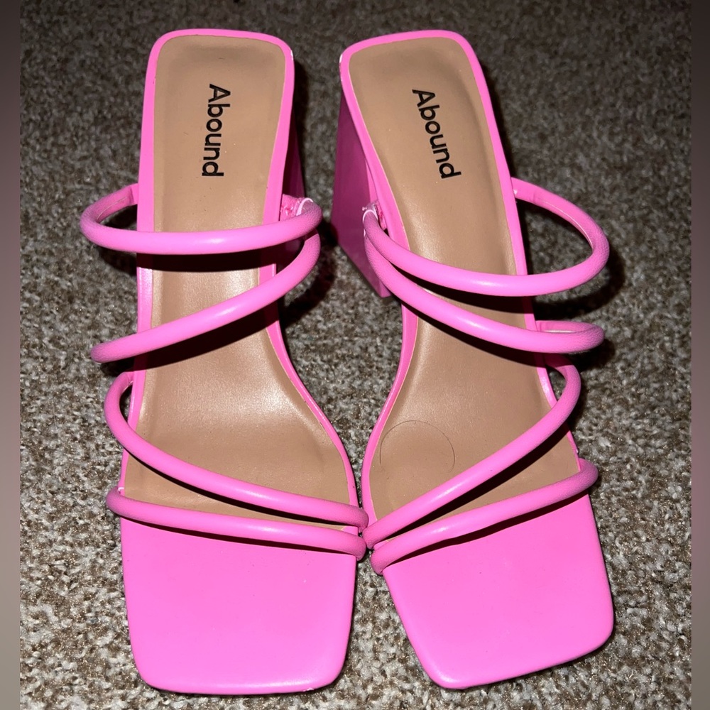 Pink heels